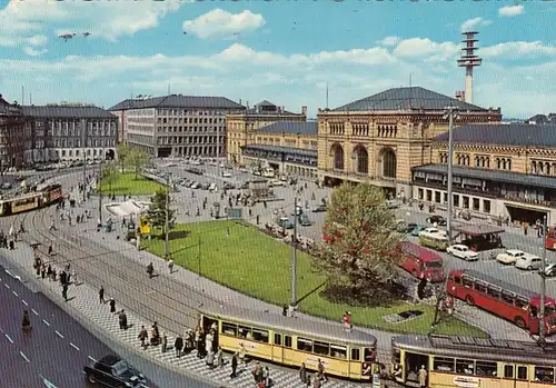 Hannover, Ernst-August-Platz und Hauptbahnhof gl1964? G6124