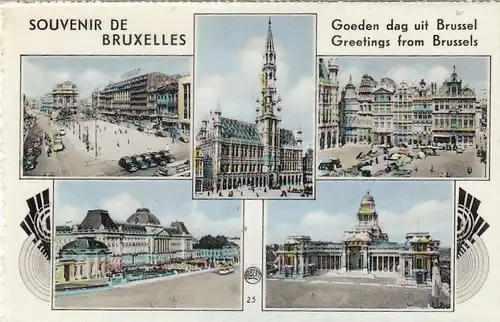 Bruxelles, Souvenir de Bruxelles ngl G3536
