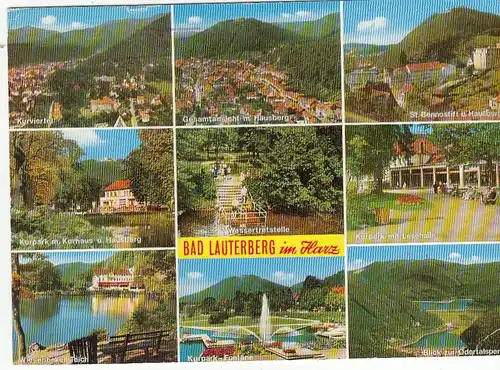 Bad Lauterberg im Harz, Mehrbildkarte gl1981 G2579