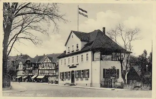 Bad Sooden Allendorf, Salzamt bahnpglum 1943? G2605