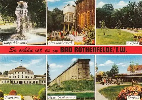 Bad Rothenfelde, Teutoburger Wald, Mehrbildkarte ngl G0708