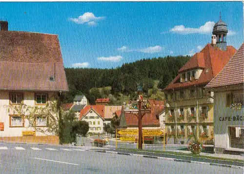 Lenzkirch Schwarzwald, Straßenbild ngl G4307