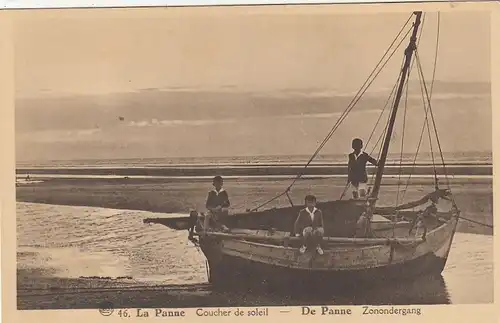 La Panne, Coucher de soleil ngl G3574