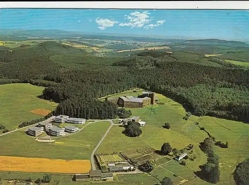 Olpe am Biggesee,Mutterhaus der Franziskanerinnen, Luftbild gl1974 G6200