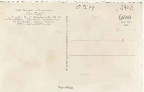 Polle Oberweser, Gesamtansicht gl1962 G2644