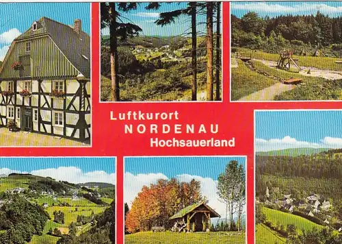 Luftkurort Nordenau (Hochsauerland) Mehrbildkarte gl1978 G6210