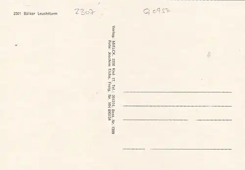 Bülker Leuchtturm ngl G0954