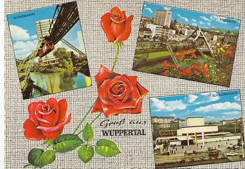 Wuppertal, Mehrbildkarte gl1967 G3134