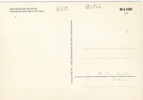 Bad Münster am Stein, Rheingrafenstein ngl G0962