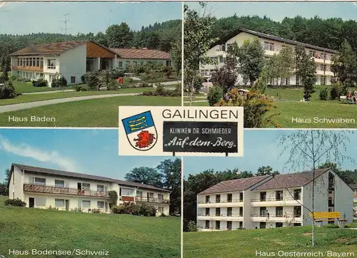Gailingen, Kliniken Dr. Schmieder "Auf dem Berg" gl1980 G4340