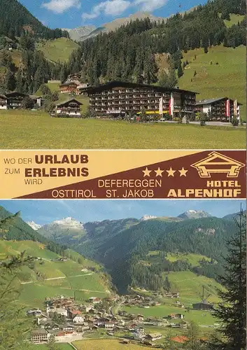 St.Jakob, Defereggental, Tirol, Hotel Alpenhof gl1980? G4395