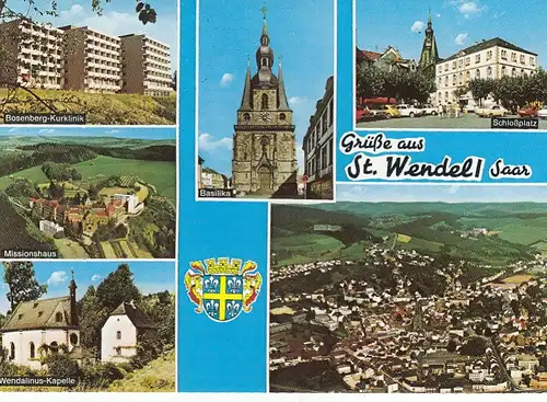 St. Wendel, Saar, Mehrbildkarte gl1982 G0978