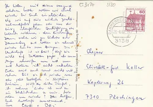 Lüchow/Han., Mehrbildkarte gl1982 G3174