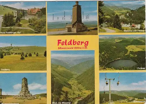 Feldberg, Schwarzwald, Mehrbildkarte gl1978? G4372