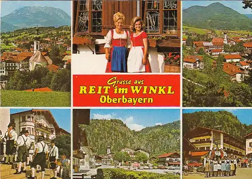 Reit im Winkl, Mehrbildkarte ngl G3646