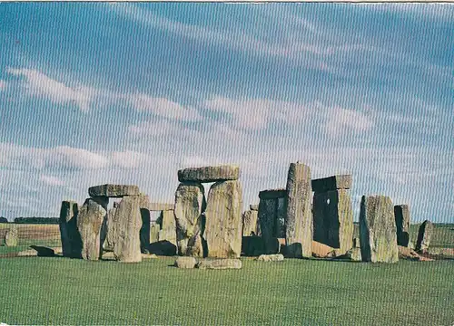 England: Stonehenge Wiltshire - from south-west ngl G3664
