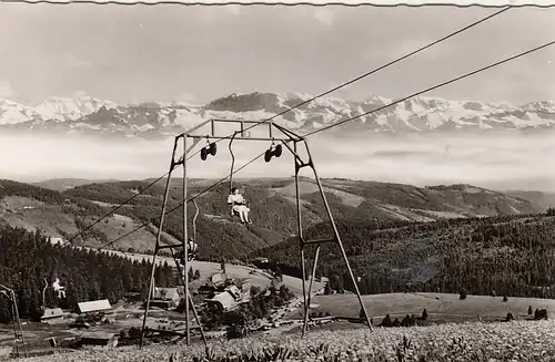 Feldberg, Schwarzwald, Htel Feldbergerhof mit Schwebelift ud Alpensicht ngl G6316