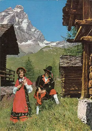 Valle d'Aosta, Costumi di Breuil Cervinia ngl G1648