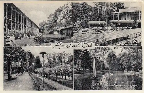 Herz-Bad Orb im Spessart, Mehrbildkarte gl1959 G6352