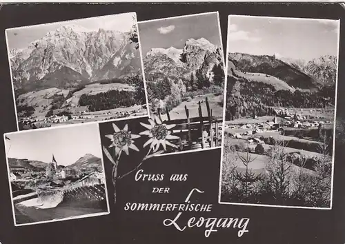 Leogang, Salzb.Land, Mehrbildkarte gl1961 G4503