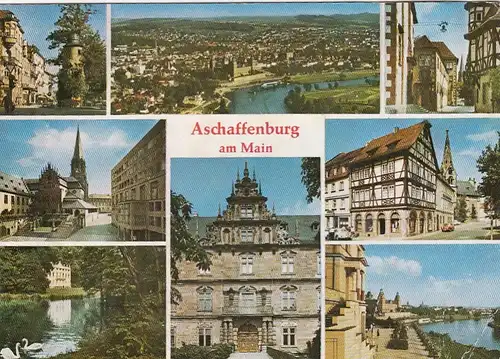 Aschaffenburg a.Main, Mehrbildkarte gl1974 G6363