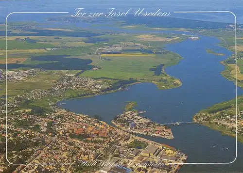 Wolgast, mit Blick auf die Peene-Mündung ngl G0919