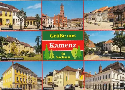 Kamenz, Mehrbildkarte ngl G6373