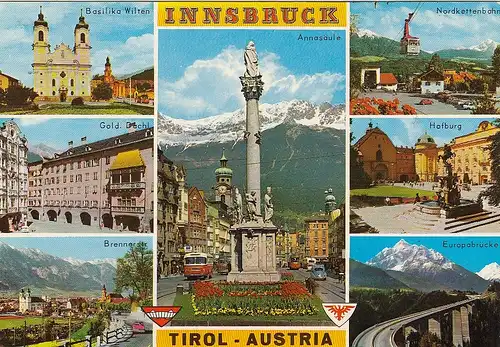 Innsbruck, Mehrbildkarte ngl G0938