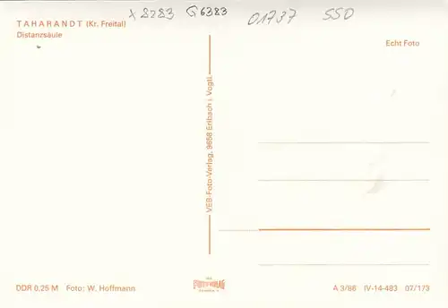 Tharandt, Kr.Freital i.Sa., Distanzsäule ngl G6383