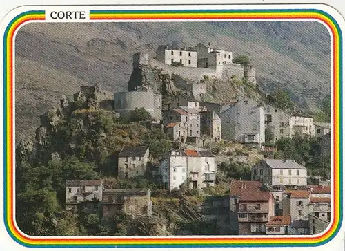 Corse, Corte, La Citadelle et la ville haute G3760