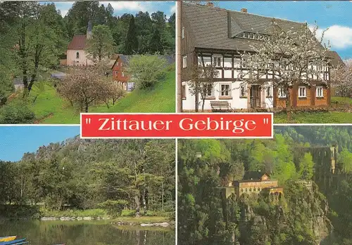 Zittauer Gebirge, Mehrbildkarte gl1990 G6400