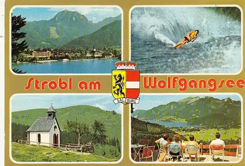 Strobl, am Wolfgangsee, Mehrbildkarte ngl G4558