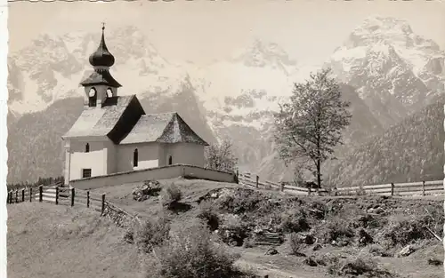 Auer Kapelle und Loferer Steinberge, Oberösterreich, Mehrbildkarte gl1963 G4534