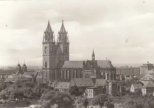 Magdeburg, Dom und St.-Sebastian-Kirche ngl G1115