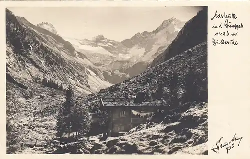 Max-Hütte, Gunggeltal, Zillertal, Tirol glum 1960? G4575