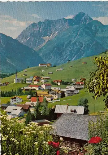 Hirschegg, Kleinwalsertal, mit Widderstein ngl G4549