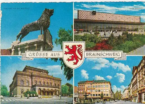 Braunschweig, Mehrbildkarte gl1977 G6466