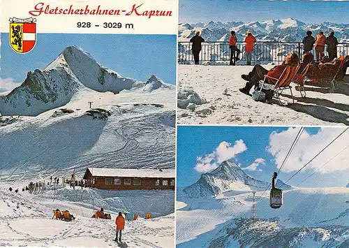 Gletscherbahn Kaprun, mit Kitzsteinhorn, Mehrbildkarte ngl G1151