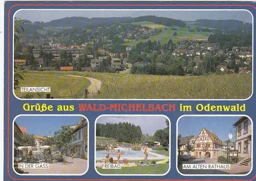 Waldmichelbach i.Odw., Mehrbildkarte gl1993 G6526