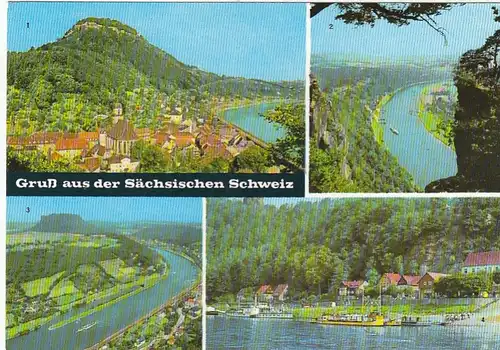 Sächs.Schweiz, Königstein, Mehrbildkarte ngl G1101
