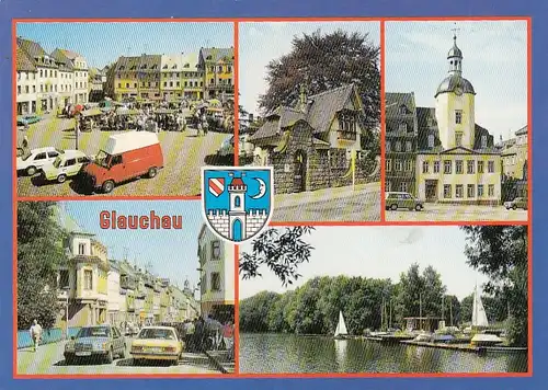 Glauchau, Mehrbildkarte ngl G6545
