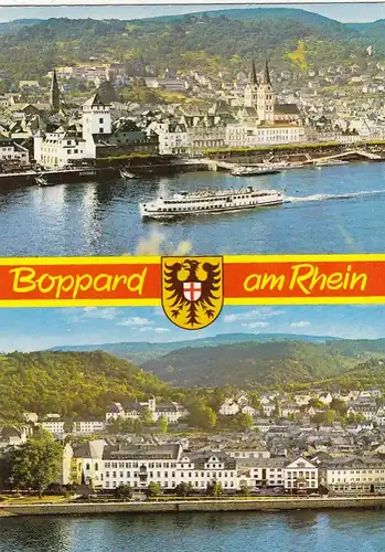 Boppard am Rhein, Mehrbildkarte ngl G6565