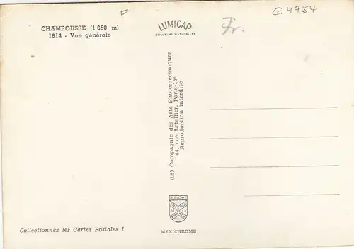 Chambousse, Vue générale ngl G4754