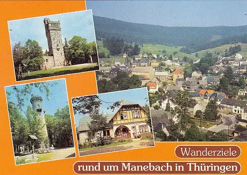 Wanderziele rund um Manebach, Thür. ngl G1261