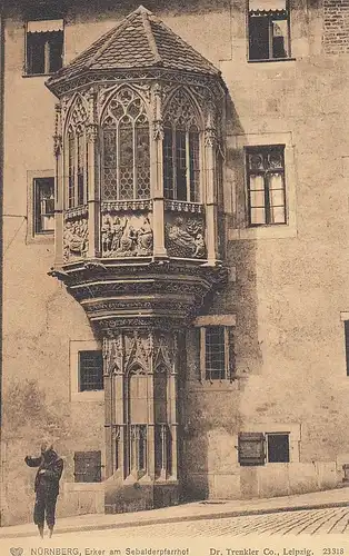Nürnberg Erker am Sebalduspfarrhof ngl G3512