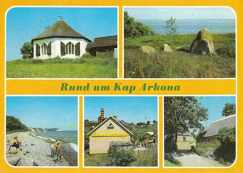 Insel Rügen, Rund um Arkona, Mehrbildkarte gl1966? G6585