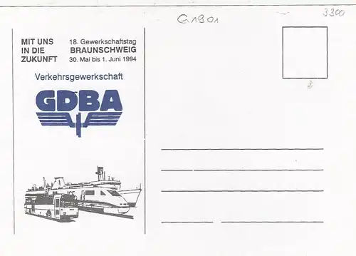 Braunschweig, GDAB Gewerkschaftstag 1994 ngl G1901