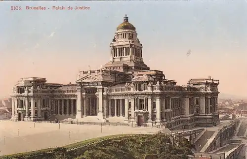 Bruxelles, Palais de Justice ngl G3537