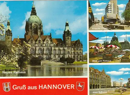 Hannover, Mehrbildkarte ngl G3039