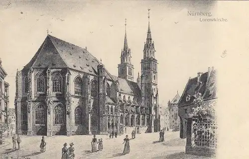 Nürnberg, Lorenzkirche ngl G3557